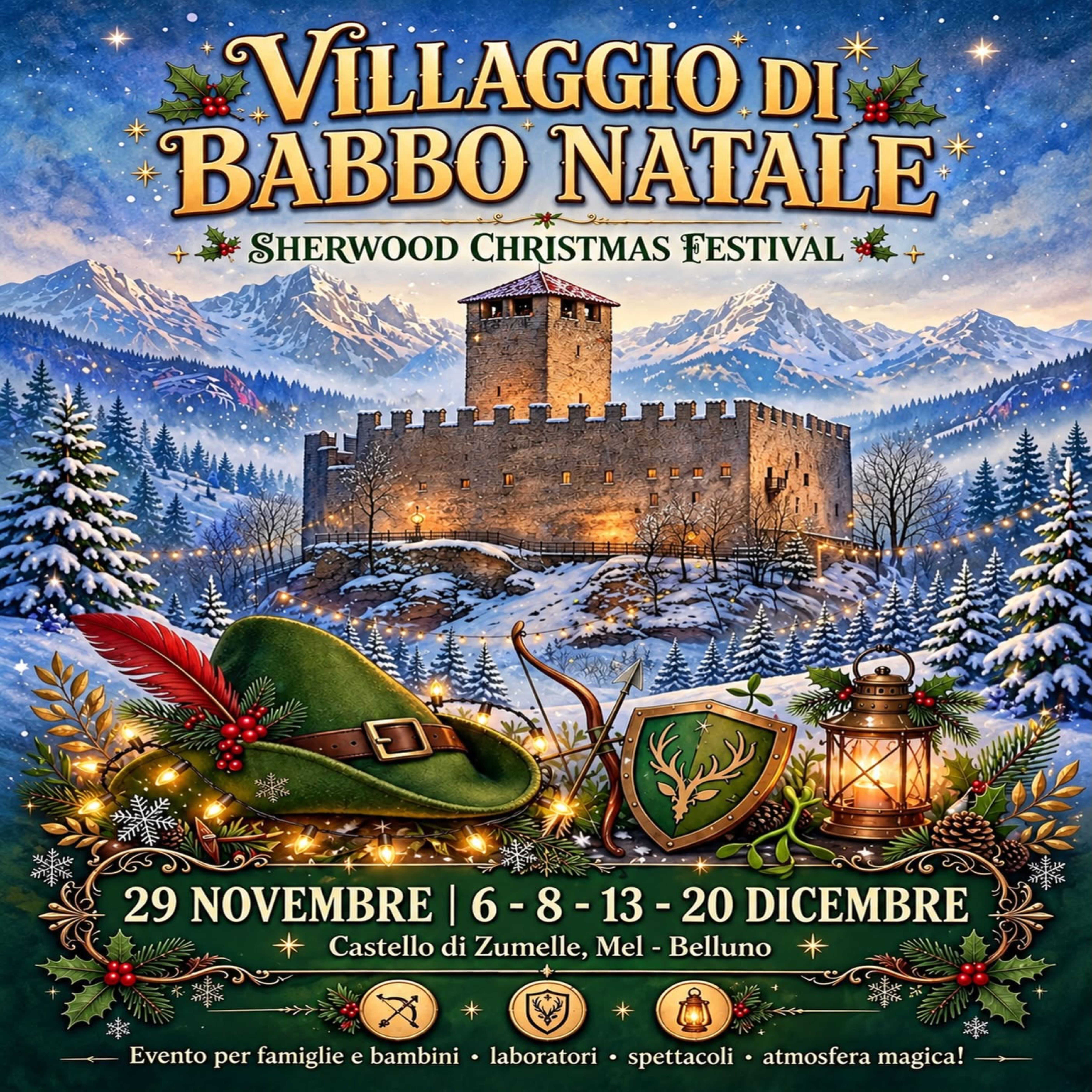 Villaggio di Babbo Natale - Sherwood Christmas Festival 